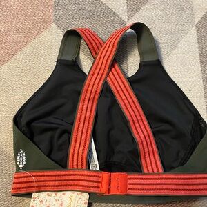 Free People Sports Bra Army Size L
